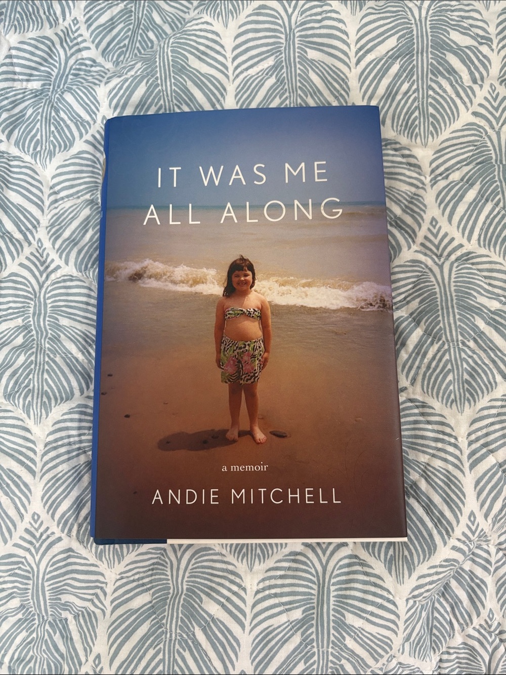 It Was Me All Along by Andie Mitchell - Blue Cover